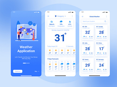 Weather Application App Design