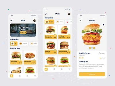 Food Order App Design app design eat food food app food app design food mobile food mobile design food related food ui design hangry mobile mobile design ui ui design uiux uiux for food ux