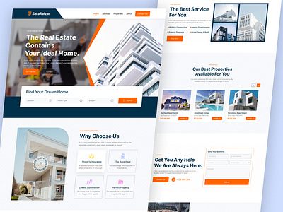 The Real Estate Web Landing Page Design 🏗️