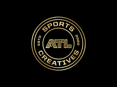 ATL Sports Creatives atl atlanta badge branding logo sports sportscreatives sportsdesign vector