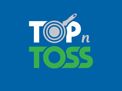 Top 'N' Toss cooking cookware logo logo design