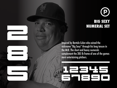 Big Sexy Numeral Set baseball big sexy design numeral sport font sport number sports typography vector