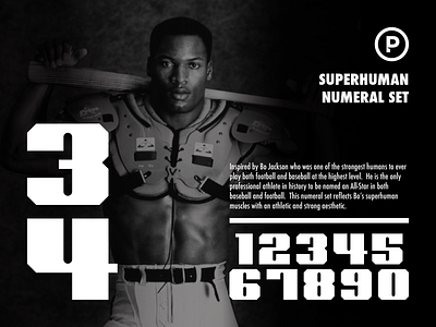 Superhuman Numeral Set