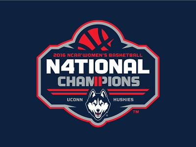 UConn Women's Basketball National Champions 2016 basketball huskies logo sports