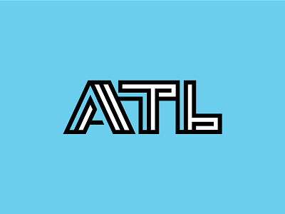 ATL atl atlanta logo