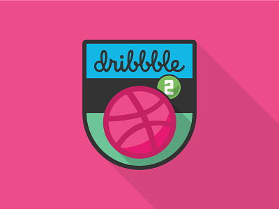 Two Dribbble Invites dribbble invites logo portfolio