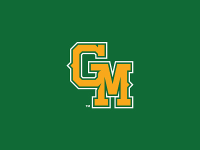 Athletics George Mason Logo george mason gm gmu mason sports typography