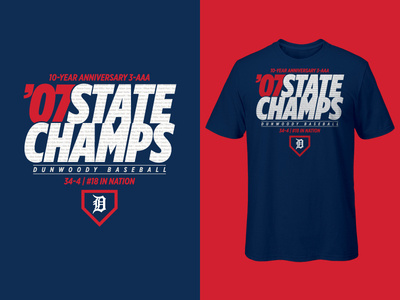 10-Year State Champs T-shirt design by David Port - Dribbble