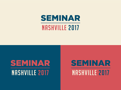 Seminar Nashville 2017 app branding conference hotel map logo name badge nashville save the date seminar typography