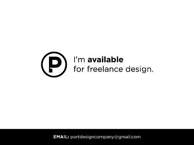 Available for Freelance atlanta design email freelance graphic design logo design portdesigncompany type typography work