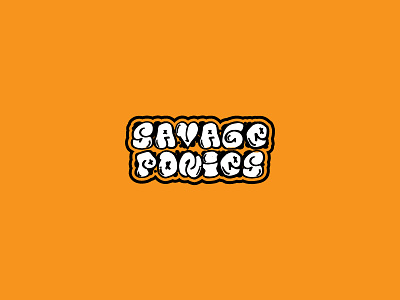 Savage Ponies band branding concert logo ponies savage savageponies typography