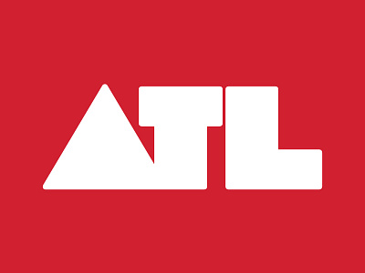 ATL atl atlanta logo type typography