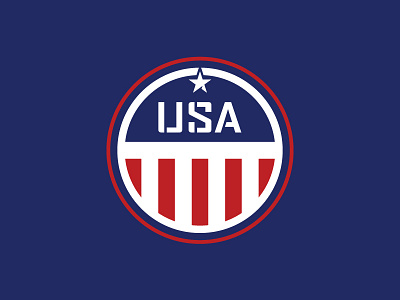 'Merica america american american flag badge branding design logo merica sports typography usa