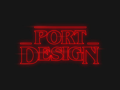 Stranger Things branding design logo strangerthings typography vector