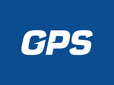 GPS branding design highschool logo sports typography vector