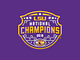 Official Logo for the 2019 National Champions by Port Design Company on