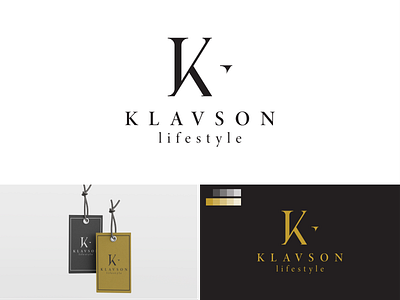 Klavson Lifestyle Classic Logo adobe illustrator branding classic fashion logo lettermark logo