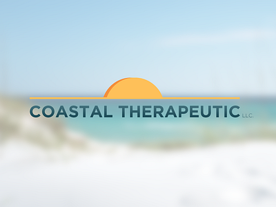 Coastal Therapeutic beach branding logo