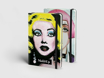 Make Up Book art art notebook book design notebook design planner levsha book make up monroe