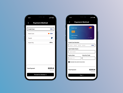 Credit card payment checkout app challenge checkout credit card daily dailyui dailyui challenge design e commerce figma illustration online payment online shopping payment ui ux