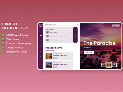 Website Homepage Design ui