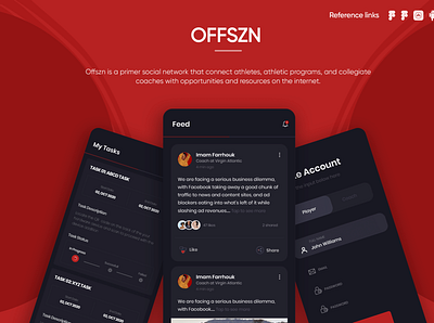 OFFSZN App app branding design graphic design ui ui services ux