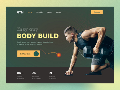 Fitness Landing Page