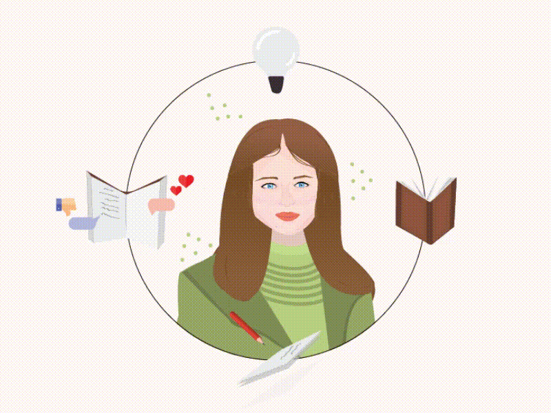 Rory Gilmore - Illustration design illustration minimal ui vector