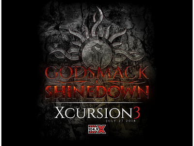 Xcursion2 WXRX Shirt Design godsmack shirt design wxrx