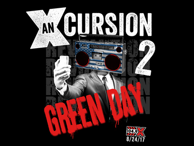 Xcursion2greenday2017 800 design greenday illustration promo t shirt design wxrx