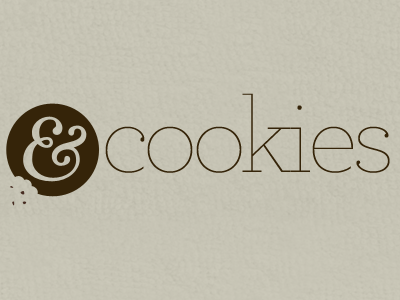 & cookies ampersand archer cookies logo typography wip
