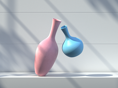 Vases 3d 3d art 3d artist 3d modeling