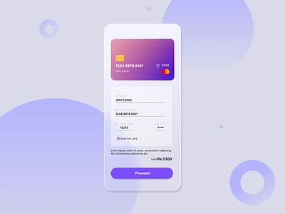 Daily UI Challenge - Credit Card Checkout 100 ui credit card checkout daily ui challenge dailyuichallenge design glass morphism graphic design ui