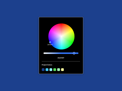 Daily UI Challenge - Color Picker dailyuichallenge design graphic design ui