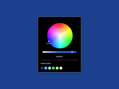 Daily UI Challenge - Color Picker