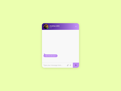 Daily UI Challenge - Direct Message