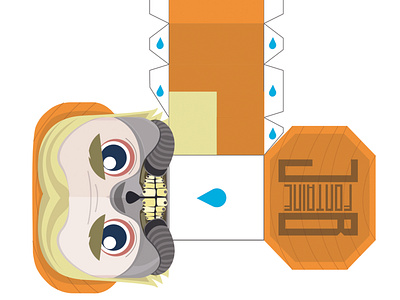 Immortan Head Papertoys template