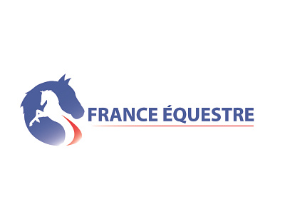 France Equestre Logo minimal vector