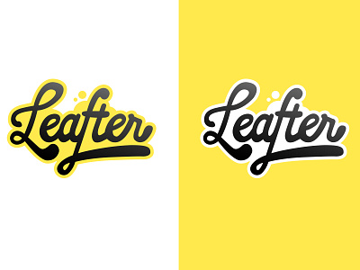 Leafter Brand Logo logo minimal