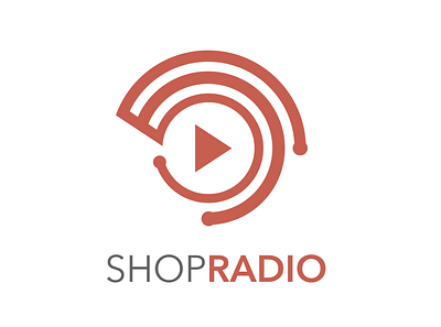 SHOPRADIO Logo logo minimal