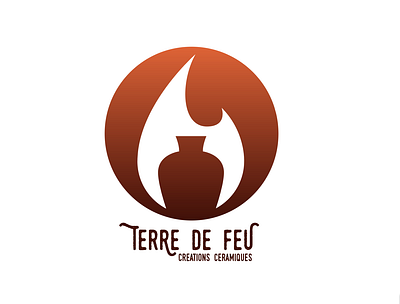 Terre de Feu Logo logo minimal vector