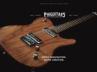 Wordpress Site - PHIGUITARS