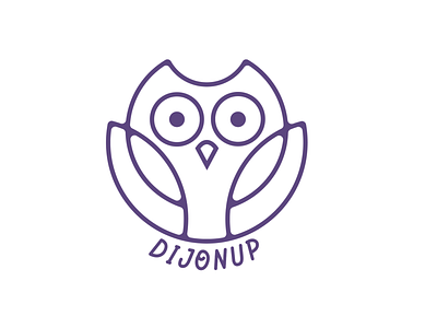 DijonUp logo test branding illustration logo minimal vector