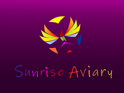 Sunrise Aviary art branding design graphic design illustration logo vector