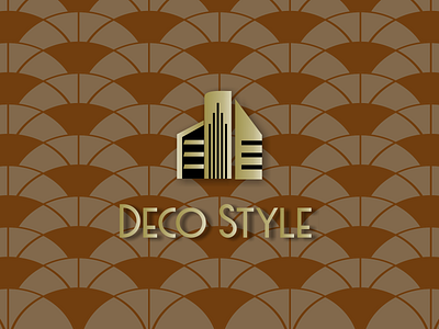 Deco Style Logo branding design graphic design logo vector