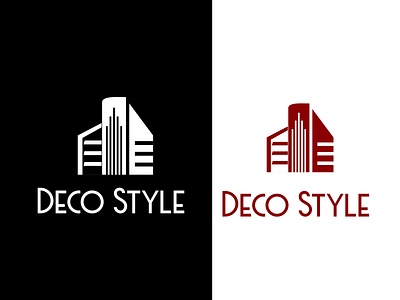 Deco Style Logo Contrast branding design graphic design logo vector