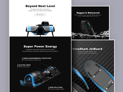 The Next Water Sports｜Paint Power Controller Carbon design interface product sea sports design travel uiux web website