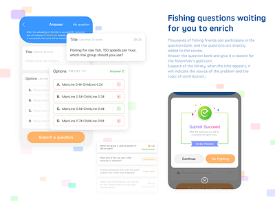Answer Competition - Submit Questions app community design icon illustration interface ui vector
