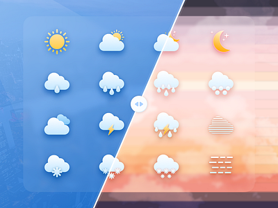 Weather icons