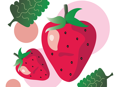 strawberry art artwork design fruit graphicdesign strawberry vector